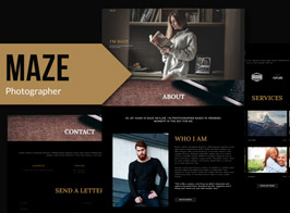 MAZE – Photography Portfolio Muse Template YR