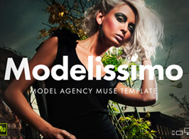 Modelissimo – Model Agency Website Muse Template