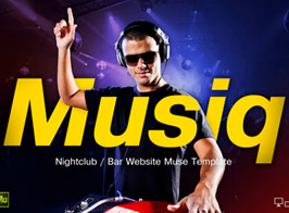 Musiq – Nightclub Bar Website Muse Template