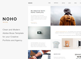 NOHO – Creative Agency Portfolio Muse Template