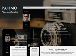 Paximo – Parallax Portfolio Muse Template
