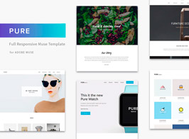 Pure – Responsive Creative Portfolio Muse Template