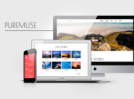 Puremuse – Clean Muse Template For Portfolios