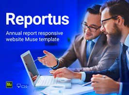 Reportus – Annual Report Responsive Muse Template