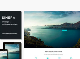 Sinera – Creative Adobe Muse Template