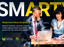 SmArty – Multipurpose Responsive Muse Template