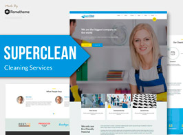 Super Clean – Cleaning Services Muse Templates RS