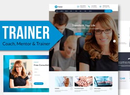 Trainer – Traine,r Mentor, Coach MUSE Template RS