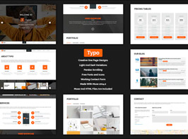 Typo – One Page Muse Template