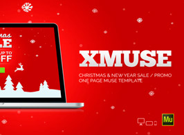 XMuse – Christmas Sale / Promo Muse Template