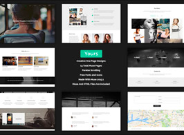 Yours – Creative Onepage Adobe Muse Template