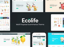 Ecolife – Organic, Food, Cosmetic & Multipurpose Opencart Theme