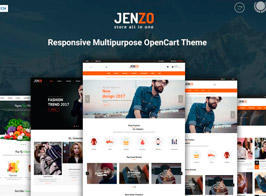 Jenzo – Drag & Drop Multipurpose OpenCart 3 Theme