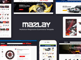 Mazlay – Car Accessories OpenCart Theme