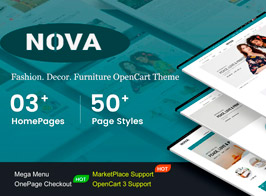 Nova – Responsive Fashion OpenCart 3 Theme