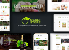 Ogani – Organic, Food, Pet OpenCart Theme