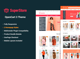SuperStore – Responsive OpenCart 3 Theme