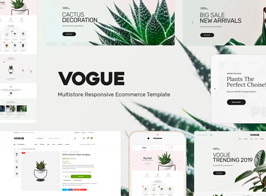Vogue – Plant Store OpenCart Theme