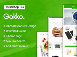 Gokko – Responsive Prestashop 1.7 Theme