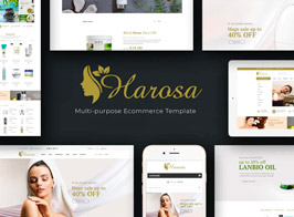 Harosa – Cosmetics and Beauty Prestashop Theme