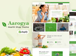 Aarogya | Shopify Health Care Store Theme
