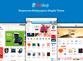 AaShop – Responsive & Multipurpose Sectioned Bootstrap 4 Shopify Theme