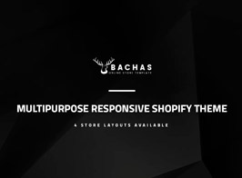 Bachas – Sectioned Multipurpose Shopify Theme