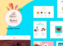 Bakins | Cake Shopify Theme