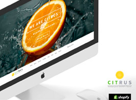 Citrus One Page Parallax Shopify Theme