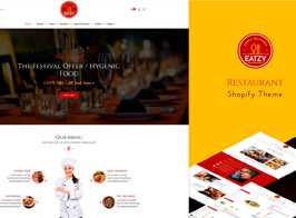 Eatzy | Restaurant Sectioned Shopify Theme