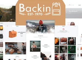 Backin – Bags And Backpack Modern Shopify Theme
