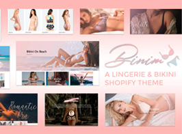 Binim – Lingerie & Bikini Responsive Shopify