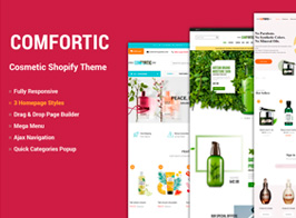 Comfortic – Clean Responsive Beauty & Cosmetic Shopify Theme