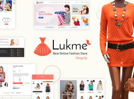 Lukme | Fashion Store Shopify Theme