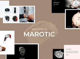 Marotic – Minimal & Clean Watch Shopify Theme