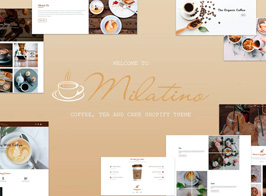 Milatino – Coffee & Tea and Cake Shopify Theme