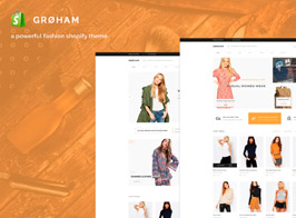 Groham – Fashion eCommerce Shopify Theme