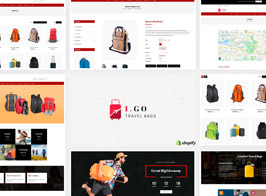 Igo | Travel Bags Shopify Theme