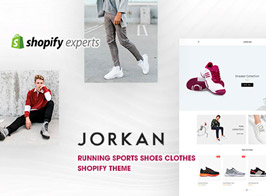 Jorkan – Running Shoes Clothes Shopify Theme