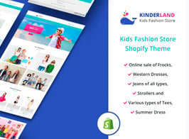 Kinder Land – Kids Fashion Store Shopify Theme