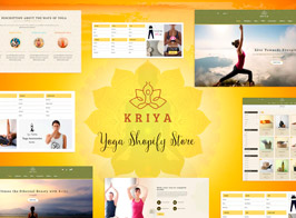 Kriya – Yoga Shopify Store, Pilates Shop Theme