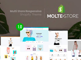 MolteStore – Multi Store Responsive Shopify Theme
