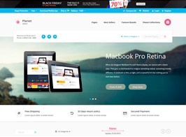 Planet – Tech Store eCommerce Shopify Theme