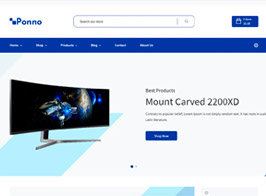 Ponno – Electronics eCommerce Shopify Theme + RTL