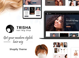 Trisha | Hair Weave, Wig Shopify Theme