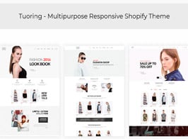 Tuoring – Responsive Fashion Tee Clothing Shopify Theme