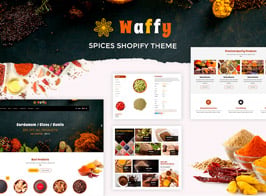 Waffy | Spices, Dry Fruits Store Shopify Theme