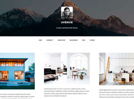 Avenue – A wide post Grid Tumblr Theme