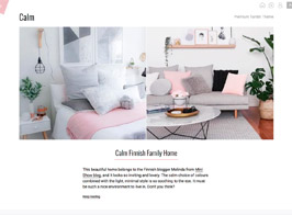 Calm Tumblr Theme
