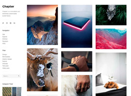 Chapter – Minimal Sidebar Tumblr Theme